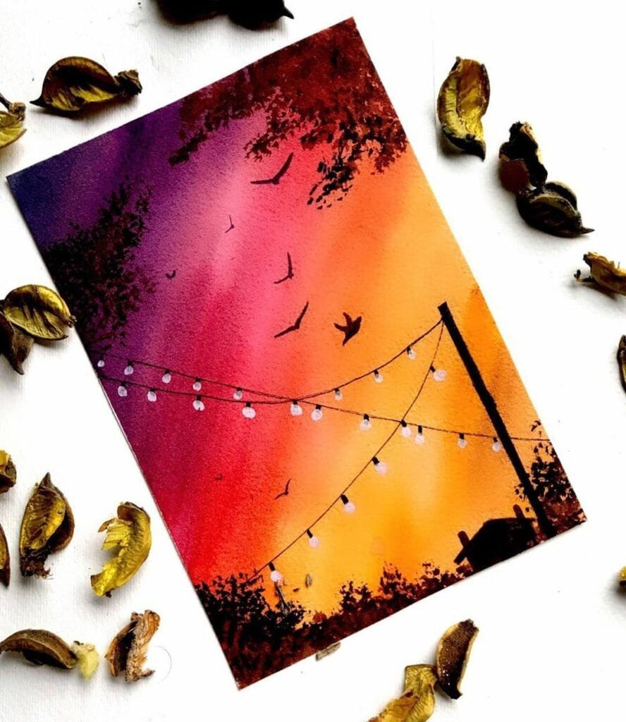 Easy Watercolor Paintings