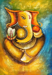 Lord Ganesha Painting on Canvas