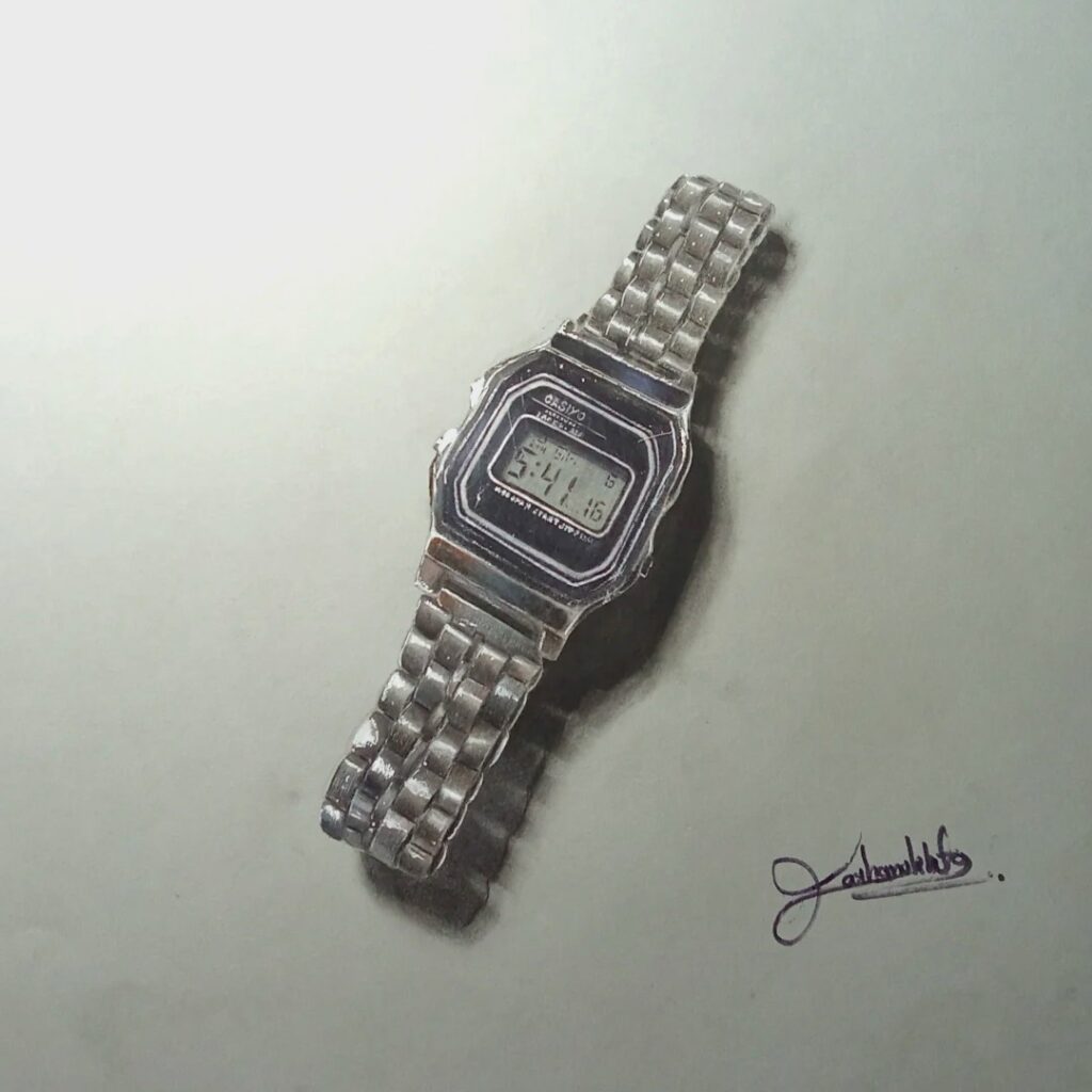 3D Pencil Drawing by Farruartist