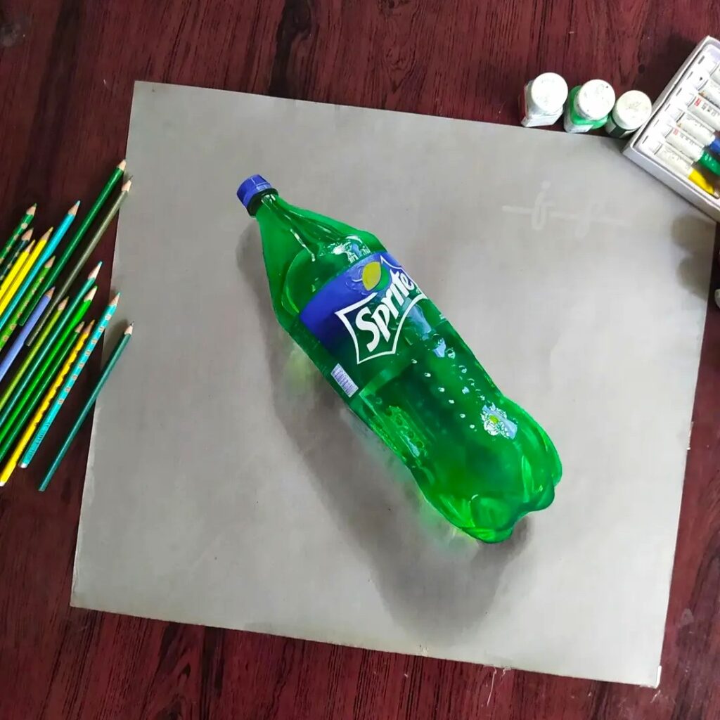 3D Pencil Drawing by Jyothish Lal