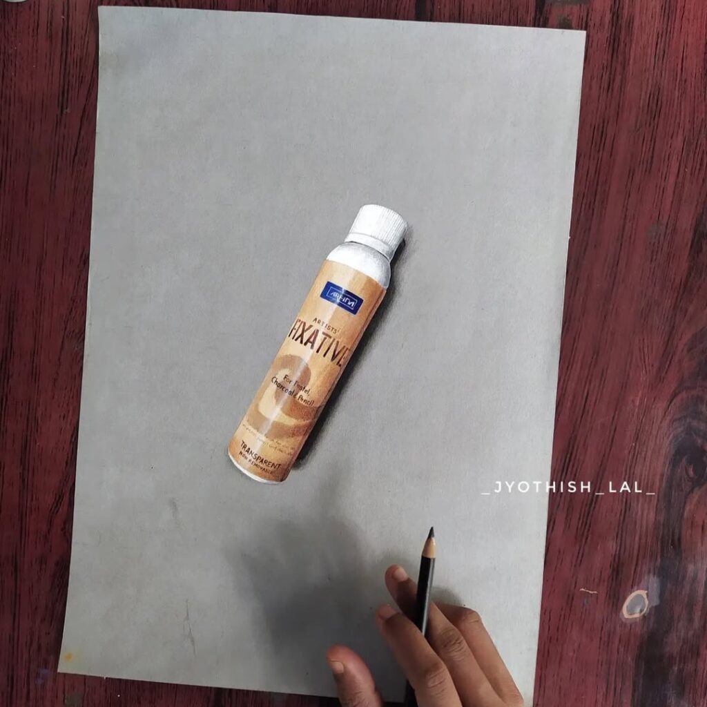 3D Pencil Drawing by Jyothish Lal