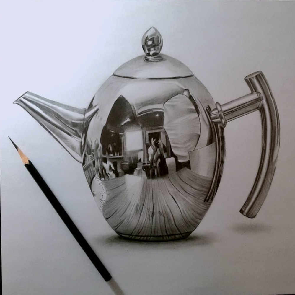 Realistic 3D Pencil Drawing by Akbar Arts