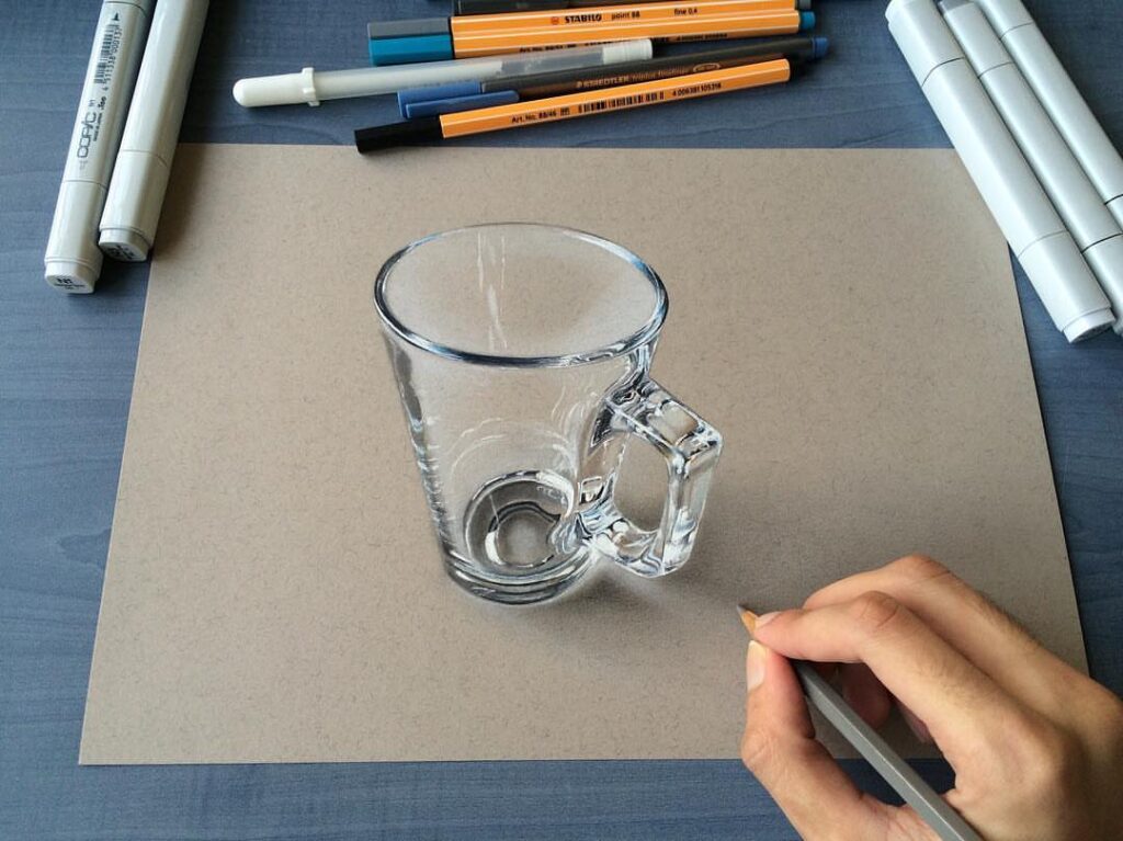 Realistic 3d pencil drawing by Sushant rane (4)