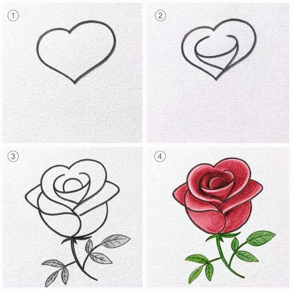 Rose Drawing