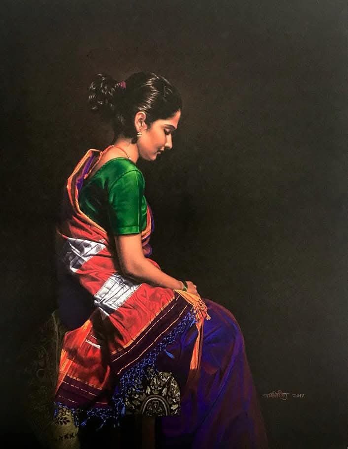 Hyper realistic pencil drawing by Shashikant Dhotre