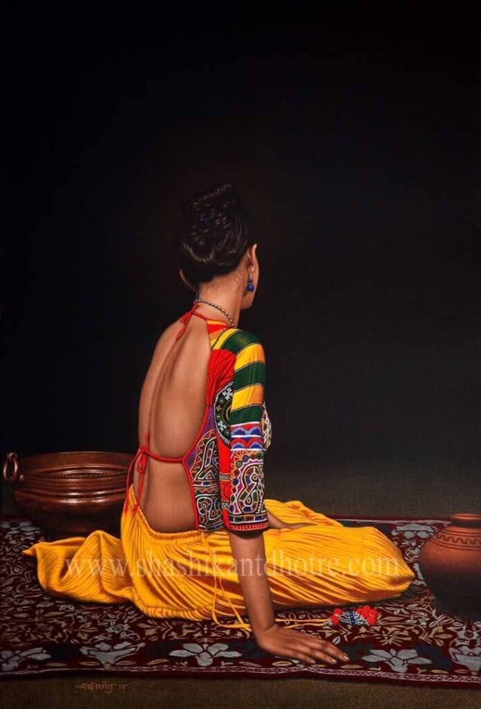 Hyper realistic pencil drawing by Shashikant Dhotre