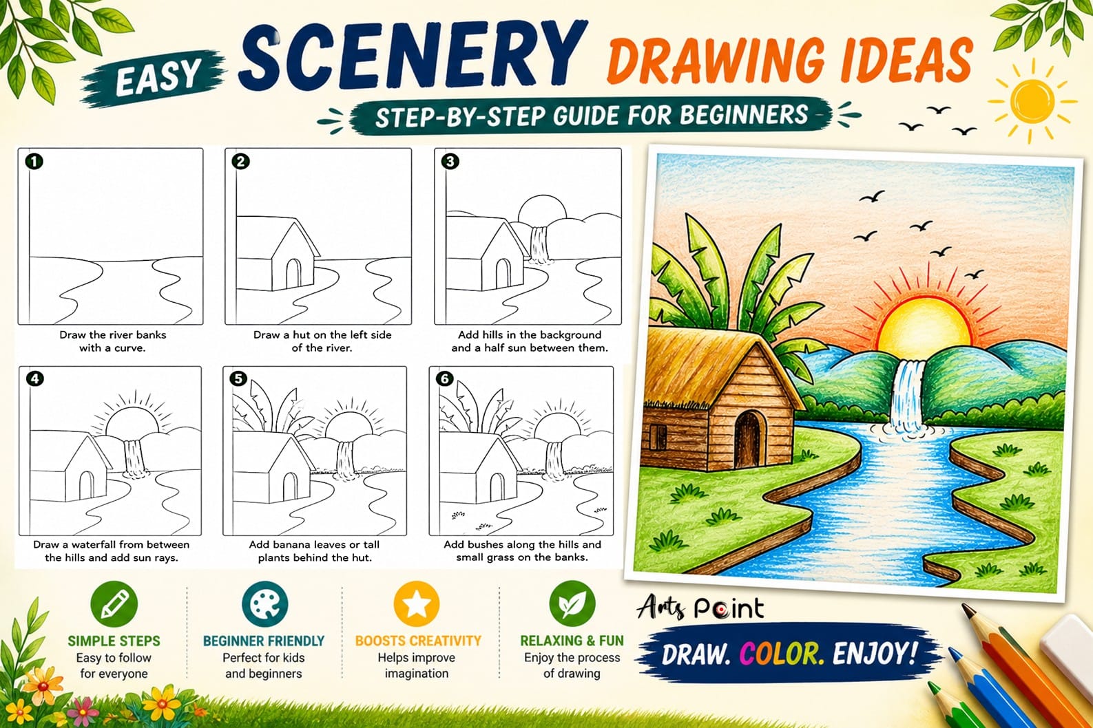 Easy Scenery Drawing Ideas