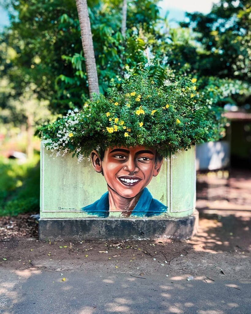 Street Wall Paintings by Artist Nishad