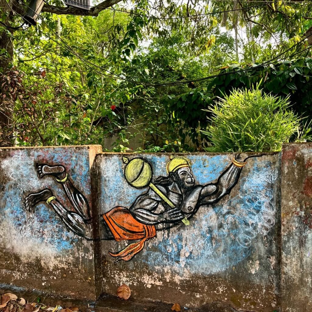 Creative wall paintings by Linesh KRS