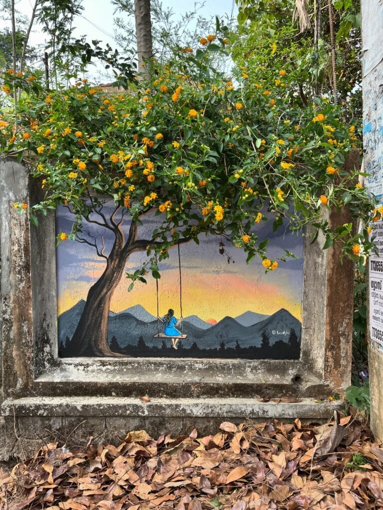 Creative wall paintings by Linesh KRS